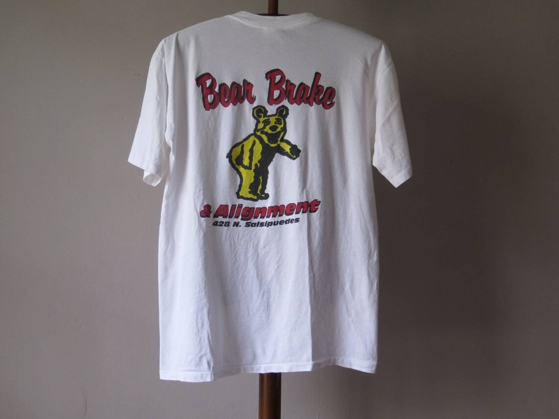 Vintage Bear Alignment T Shirt 90s Bear Brake Alignment T Shirt Classic
