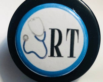 Respiratory therapist Name Badge Reel, Name Badge Reel, name badge, name tag, name tag holder, reel, respiratory therapist