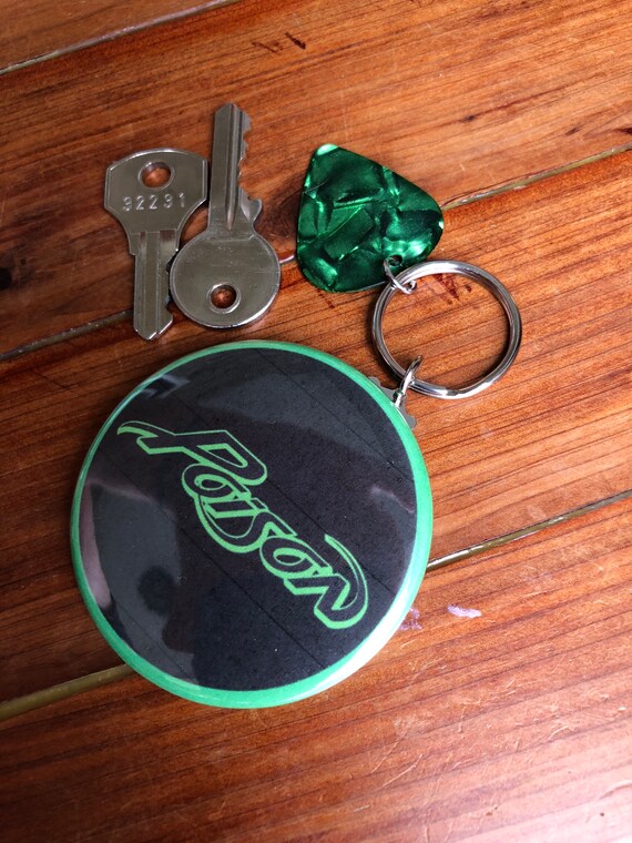 Poison Keychain Poison Keychain Bret Michaels Keychains Etsy