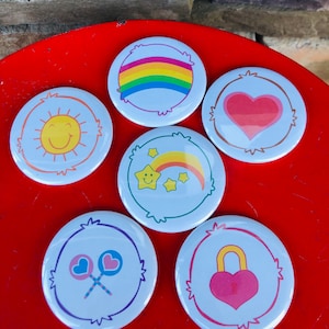 Care Bears Cartoon Show Magnet Set, Care Bears Magnets, Care Bears, Care Bears Magnet, Magnet Set, 80’s