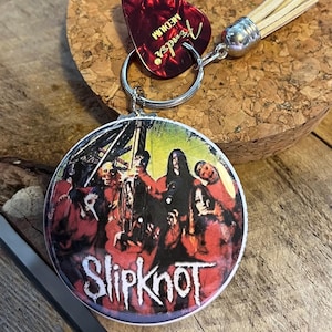 Slipknot Keychain, Slipknot Keychains, Keychain, Keychains, Slipknot, Rock Band