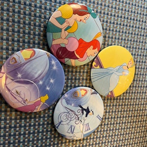 Cinderella Drink Coasters, Coasters, Princess Coasters, Cinderella, Princess, Bar Coasters, Drink Coasters
