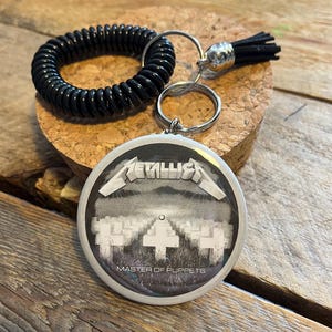 Metallica Keychain, Metallica Keychains, Keychain, Keychains, Metallica, Rock Band