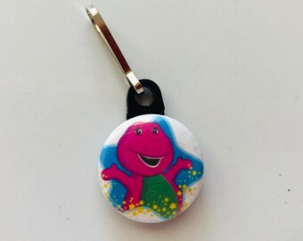 Barney Zipper-pull, Zipper-pull, Barney, Zipper-pulls, Barney and Friends Zipper-pulls, Barney Zipperpulls, Barney and Friends