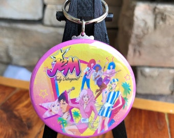 Jem Keychain, Jem and The Holograms Keychain, Jem, Keychains, Keychain, Jem and The Holograms