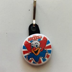 Bozo The Clown Zipper-pull, Zipper-pull, Bozo Zipper-pulls, Bozo Zipper-pulls, Bozo, Bozo The Clown