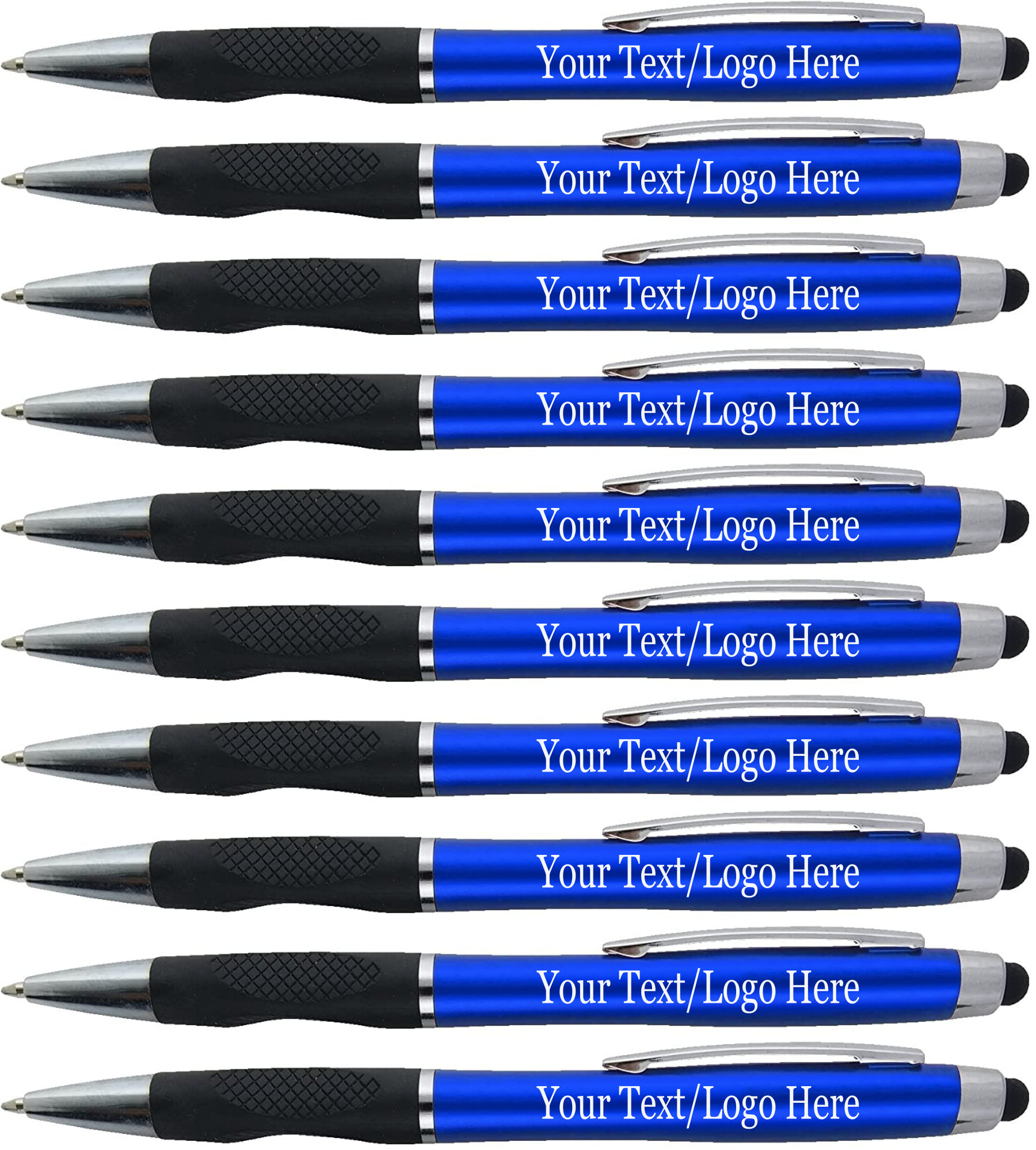 300 Personalized Pens-blue INK- With Imprinted Logo/text, Custom ...