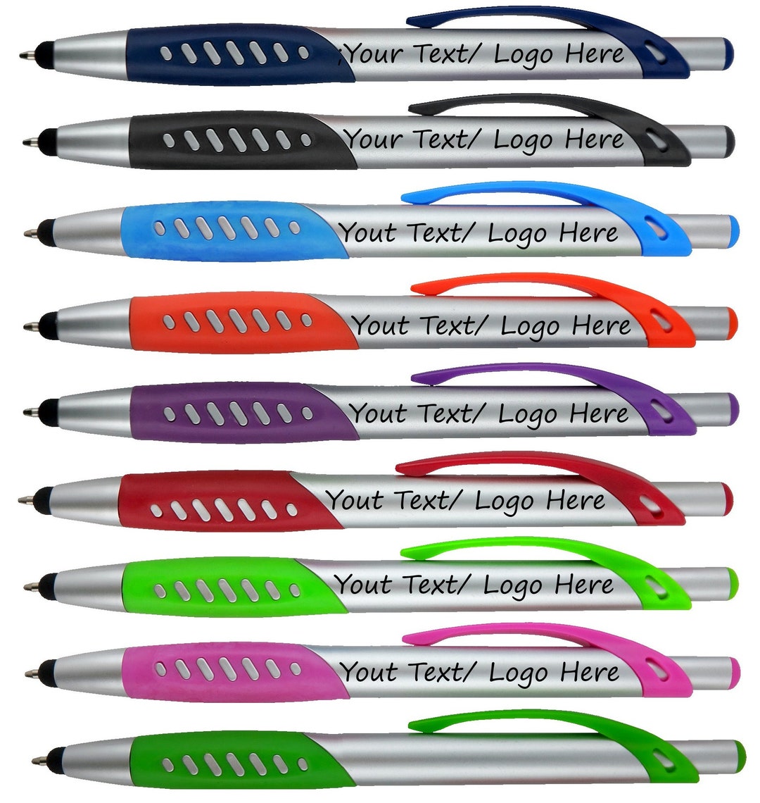 300 Personalized Pens Bulk, Business Custom Text/ Logo, Promotional Marketing Writing Office