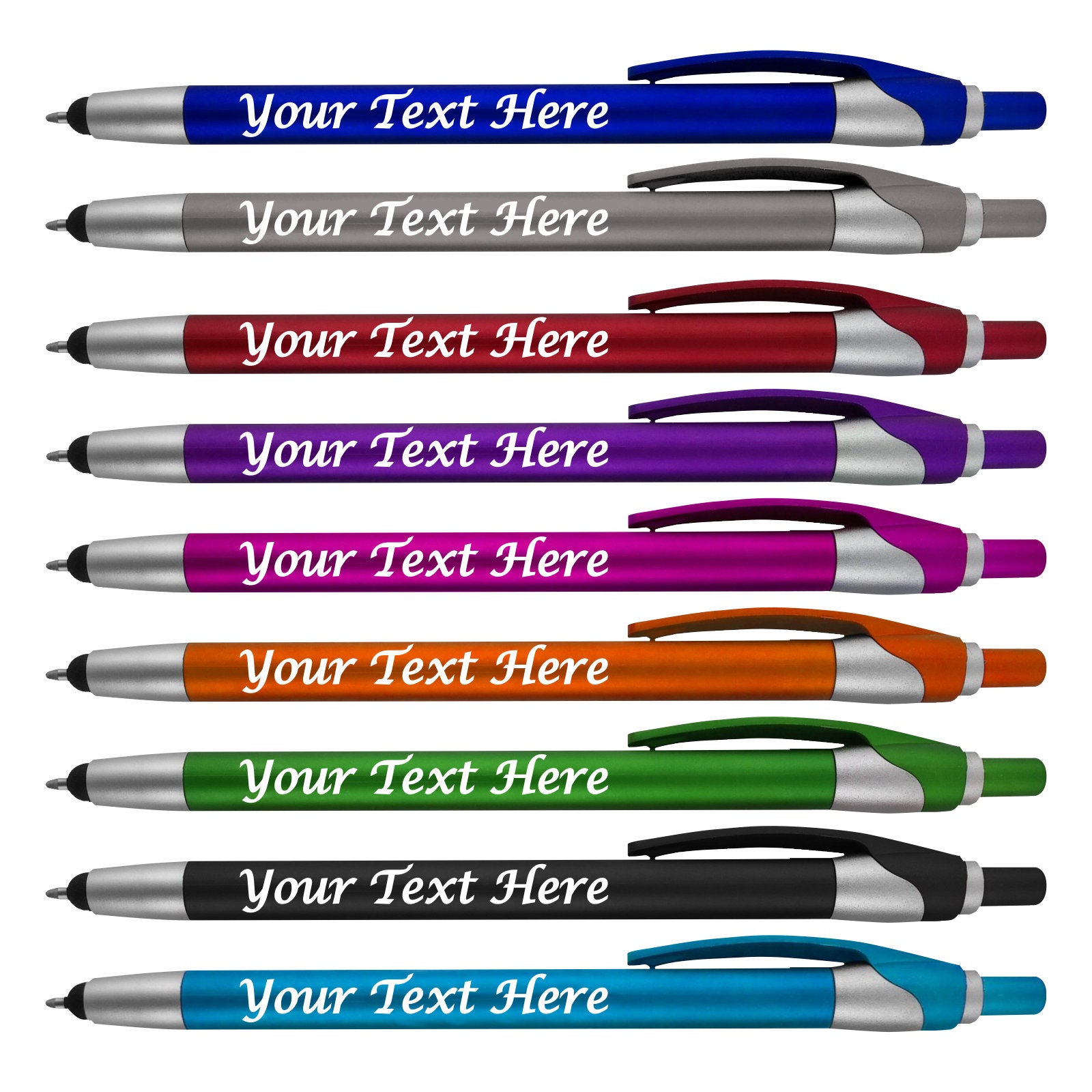300 Promotional Pens Personalized Bulk Custom Text Order - Etsy