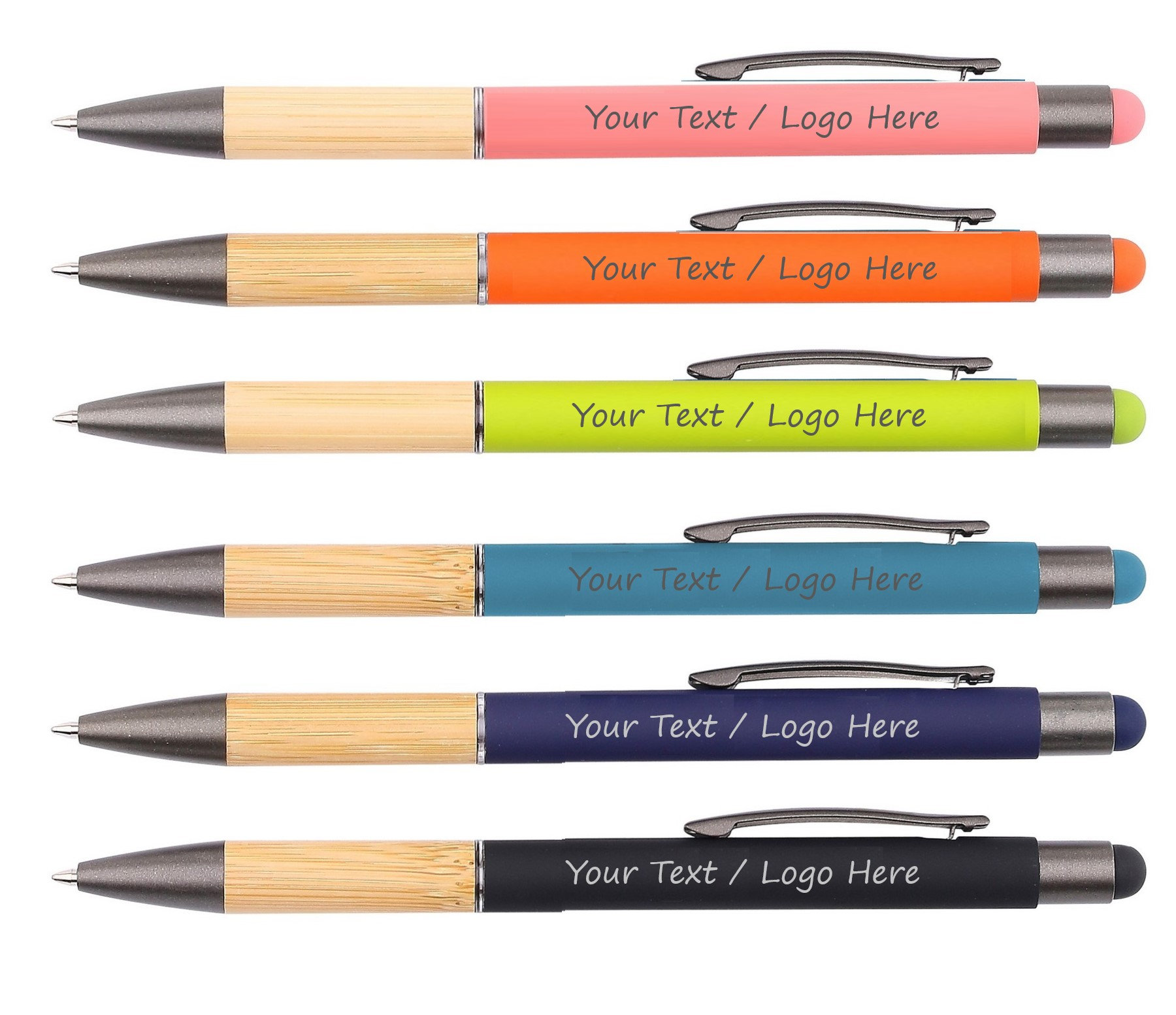 Order Pens 100 Personalized Ballpoint Pens Business Name Logo Pens Bulk Custom ...