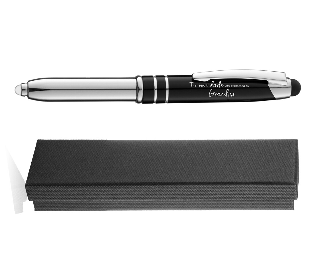 Grandfather Gift Pen Engraved pen personalized Best Dads Get Promoted