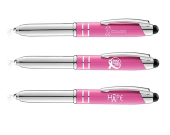 8-ct. Inc 2 Packs Breast Cancer Awareness Ballpoint Pens with Black Ink 8-ct. Inc 2 Packs Breast Cancer Awareness Ballpoint Pens with Black Ink