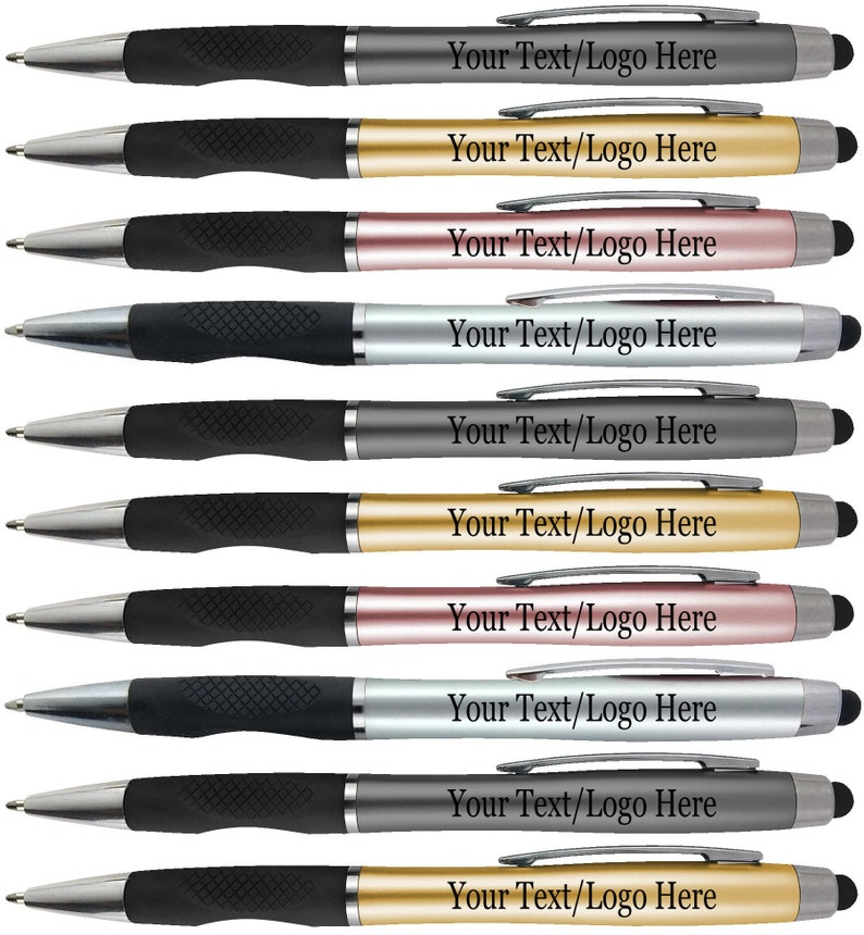 300 Personalized Pens-blue INK- With Imprinted Logo/text, Custom ...