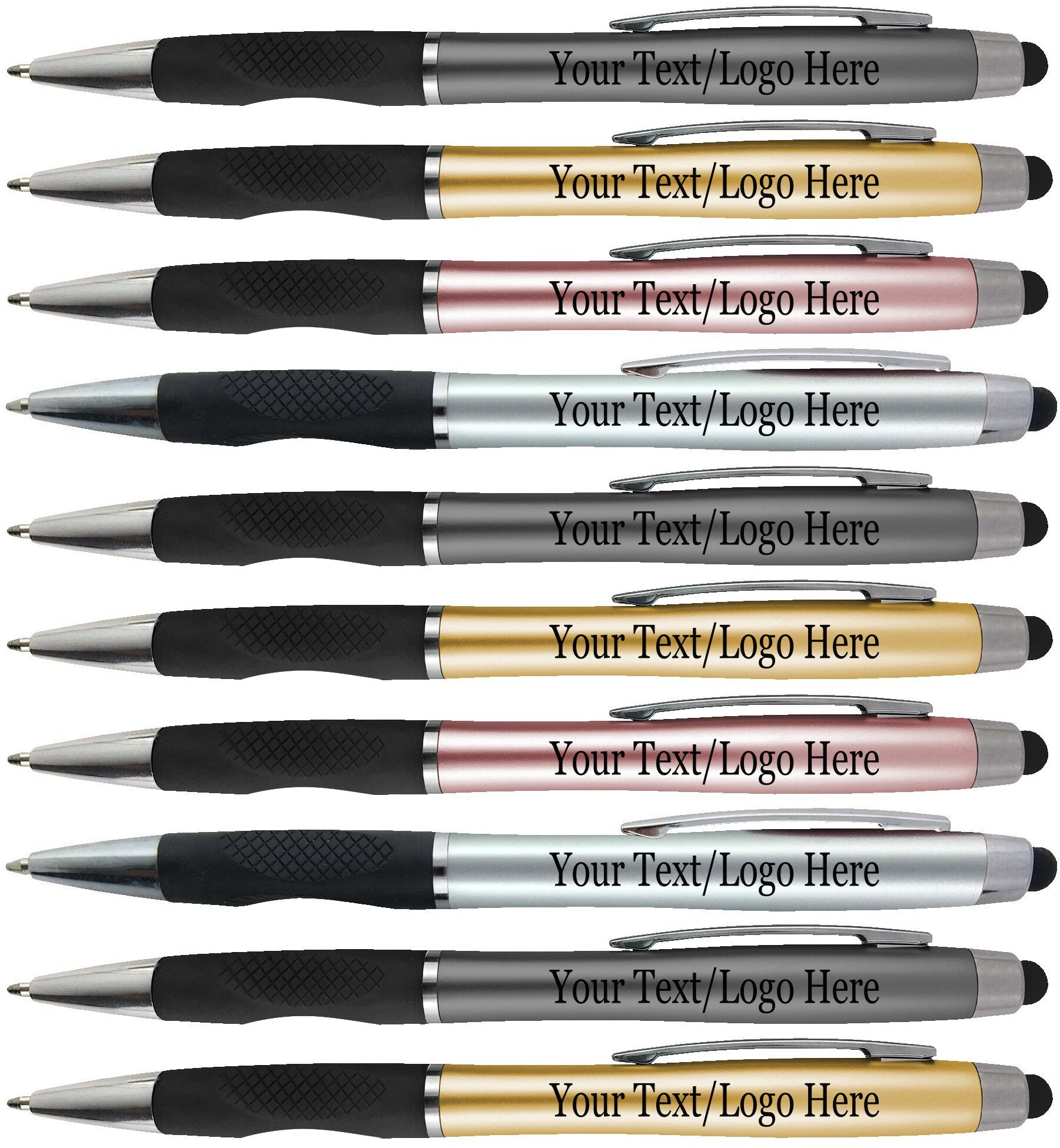 300 Personalized Pens-blue INK- With Imprinted Logo/text, Custom ...