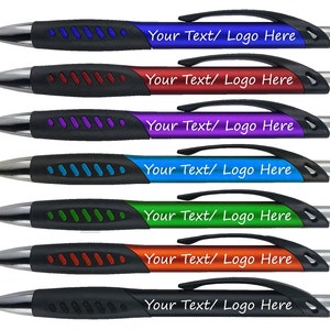 300 Personalized Ballpoint Pens Bulk, Custom Text/ Logo, Promotional Marketing, for Businesses, Parties, Events, Writing Office Supplies