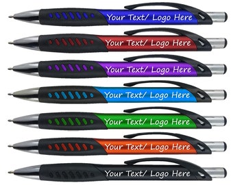 300 Personalized Ballpoint Pens Bulk, Custom Text/ Logo, Promotional Marketing, for Businesses, Parties, Events, Writing Office Supplies