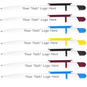 500 Personalized Ballpoint Pens Business Name Logo Pens Bulk Custom Text Order, Marketing Material Writing Tools Office Supplies Custom pens