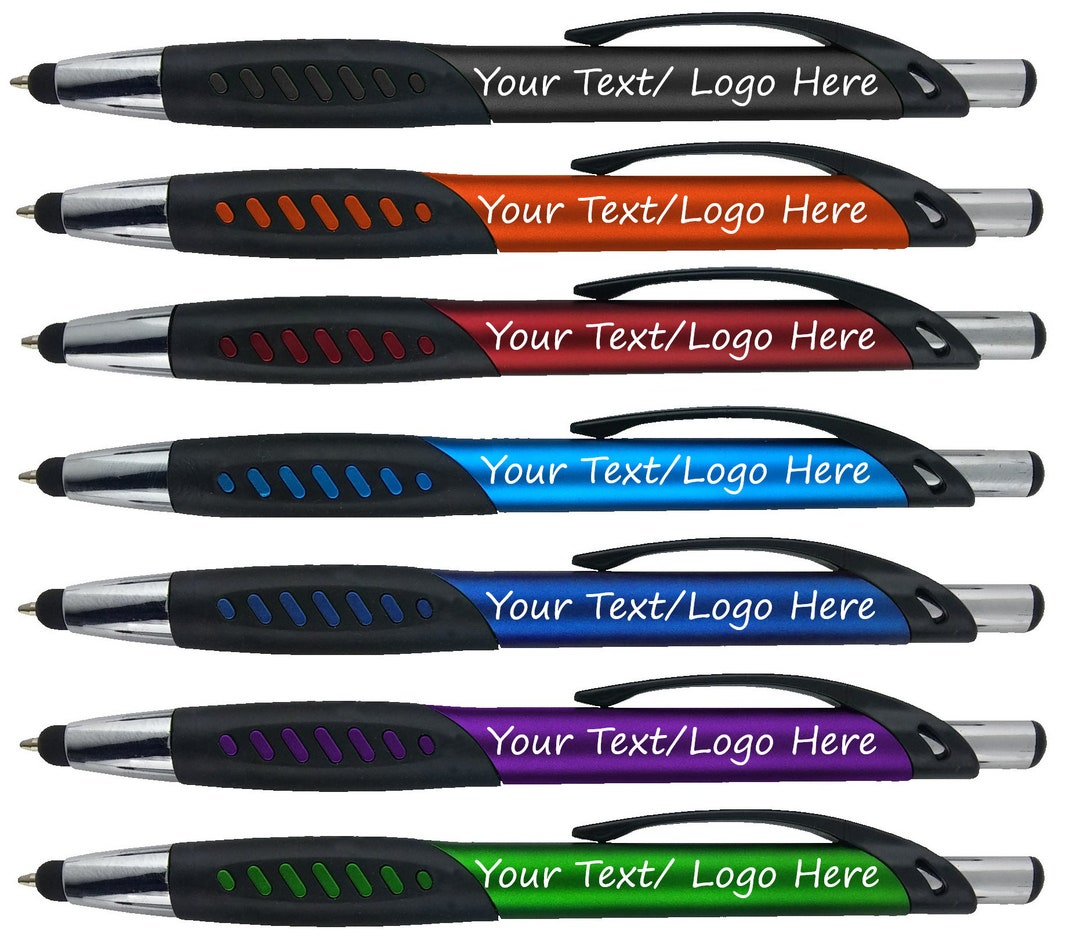 350 Personalized Pens Bulk, Business Custom Text/ Logo, Promotional