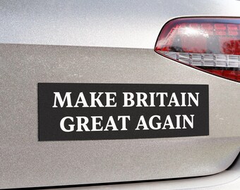 Make Britain Great Again Car Magnet | Vehicle Magnet, Car Decor, Political Statement, Gift for Activists, Outdoor Fun