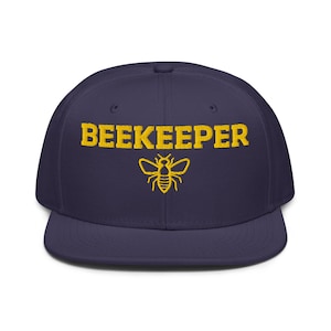 Geborduurde imker-hoed, Save The Bees-hoed, bijenteeltpet, imkercadeau, cadeau honingbijliefhebber, bijenhouder snapback platte vizierhoed