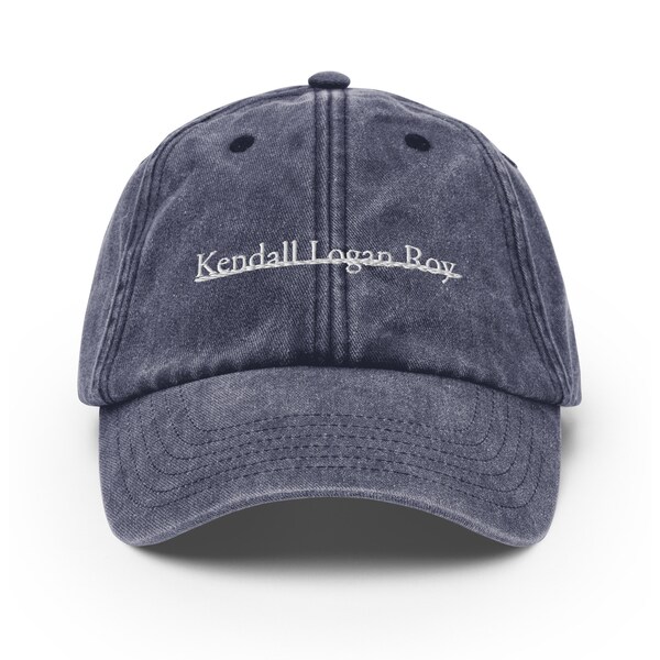 Kendall Logan Roy Crossed Out Hat Etsy