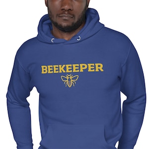 Imker geborduurde Unisex Hoodie, Save The Bees, Unisex Hoodie, Imker Gift, Honey Bee Lover Gift, Bee Keeper Unisex Hoodie