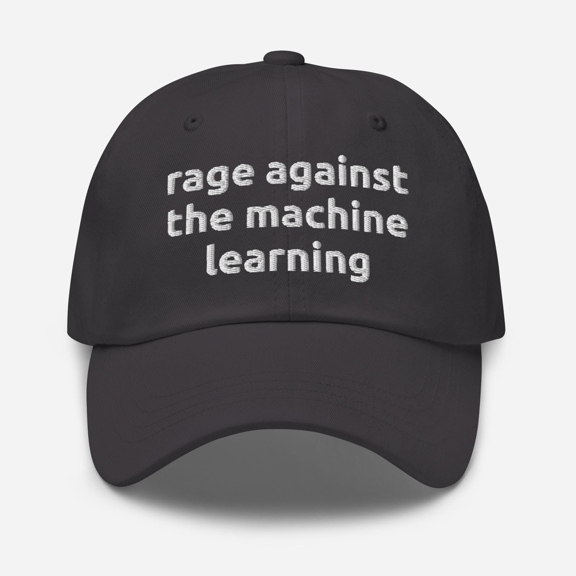 Rage Against the Machine Learning Hat, Embroidered Classic Hat