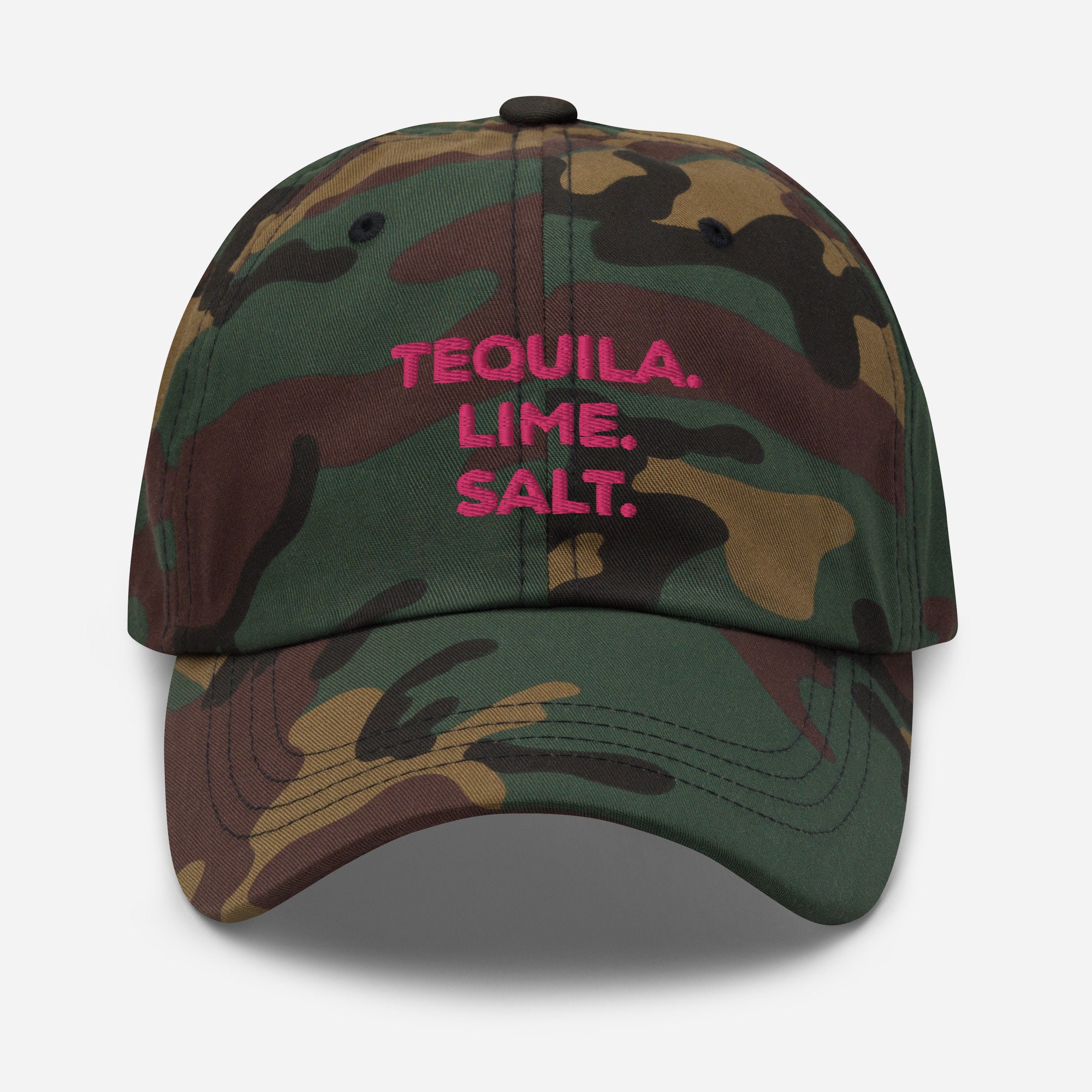 Tequila Salt Lime 3D Embroidered Cap — Mesh Back Flat Bill Hat, Adjustable Snapback, Fun Drinking Theme Hat - View #9