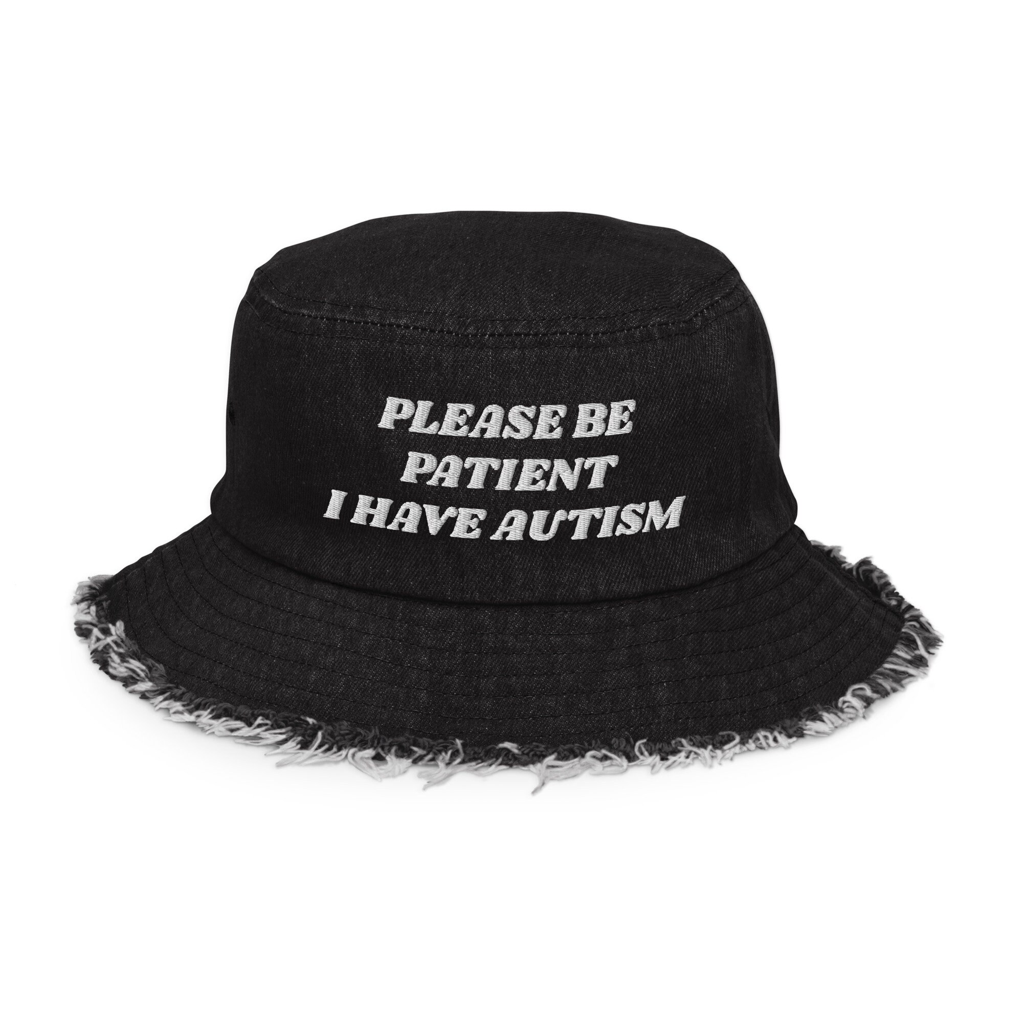 Autism Denim Bucket Hat Autism - Etsy