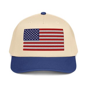 Drapeau américain brodé chapeau drapeau des États-Unis, fierté américaine, casquette de baseball patriotique 5 panneaux, fierté des États-Unis, chapeau de fête de l&#39;indépendance, 4 juillet