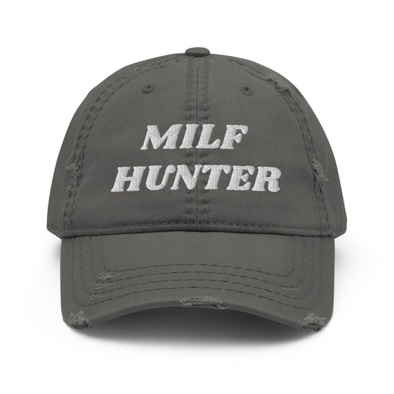 Milf Hunter Funny Dad Hat - Adjustable Baseball Cap For Men & Women - Humor Gift For Him