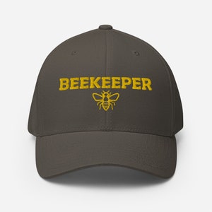 Imker geborduurde hoed, Save The Bees Hat, Bijenteelt Flexfit Hoed, Imker Gift, Honey Bee Lover Gift, Bee Keeper Gestructureerde Twill Cap