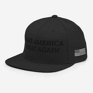 Cappello MAGA Trump Make America Great Again | Baseball Cap Nera Regolabile - Foto 6