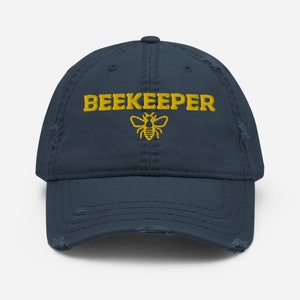 Geborduurde imker-hoed, Save The Bees-hoed, baseballpet bijenteelt, imker cadeau, cadeau honingbij minnaar, bijenhouder noodlijdende papa hoed