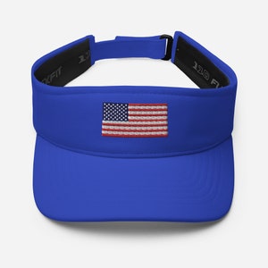 American Flag USA Embroidered Hat Flag, American Pride, Patriotic Visor Hat, USA Pride, Independence Day Hat, Fourth of July