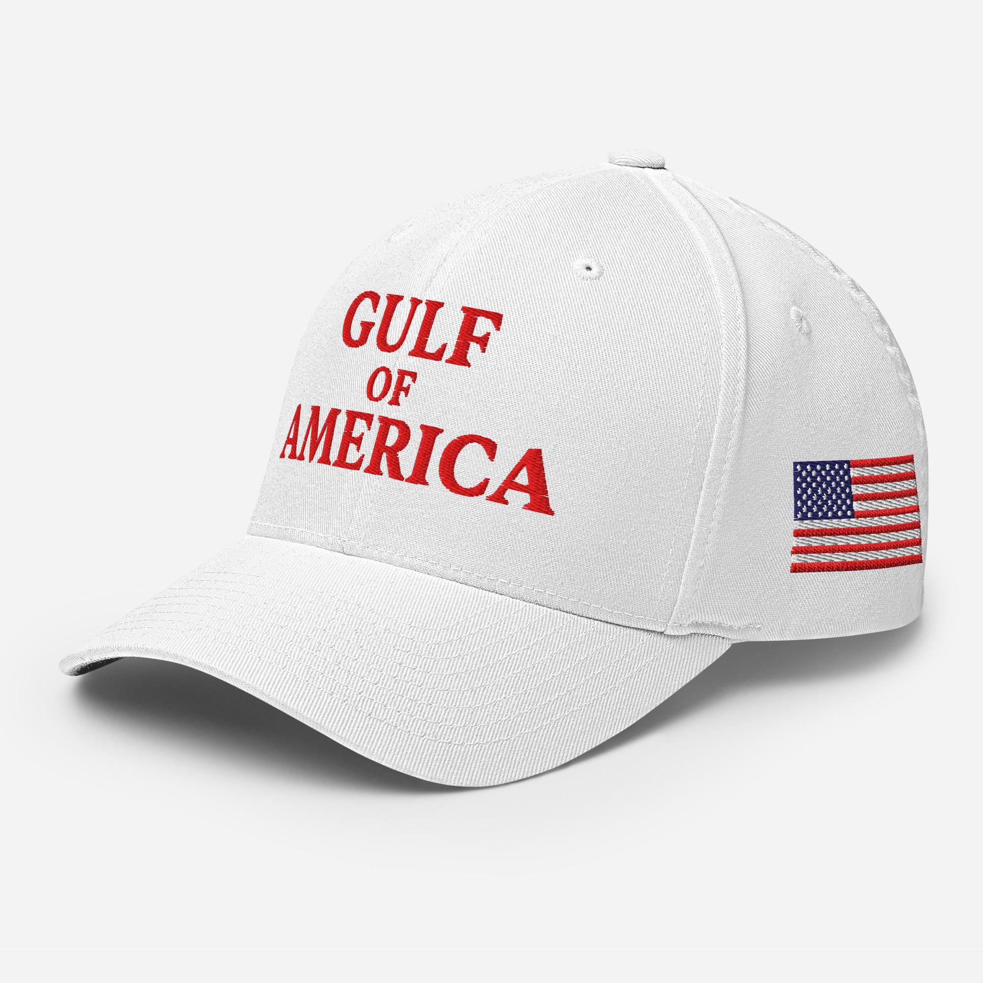 Discover Gulf Of America Hat, Embroidered Patriotic Hat, Trump 47, Donald Trump, Structured Cap