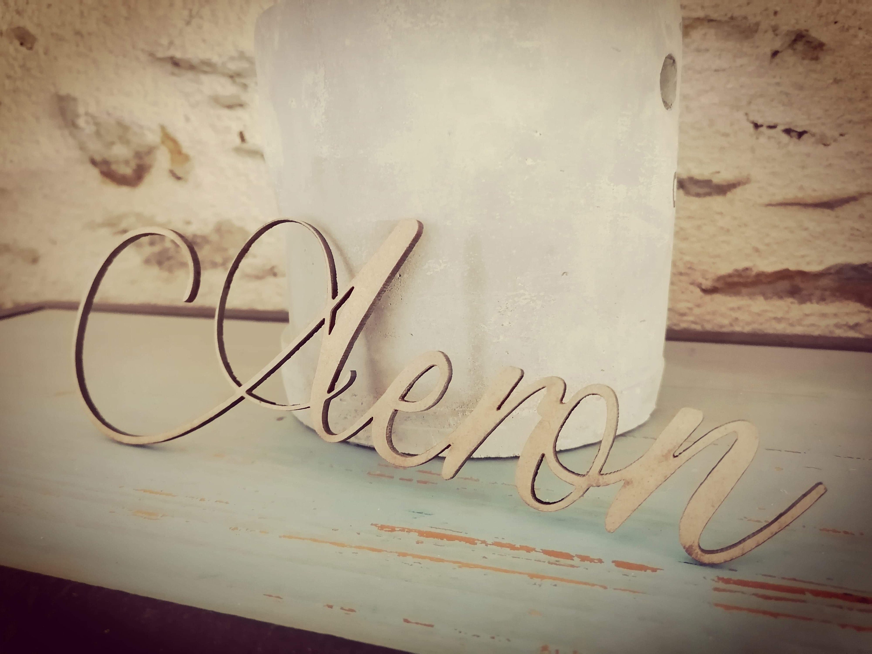 Prénom en Bois Mural/Décoration Chambre Bébé & Enfant/ Anniversaire Naissance