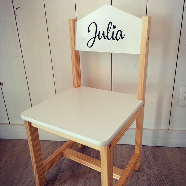 Silla infantil de madera personalizada/silla personalizada/silla infantil