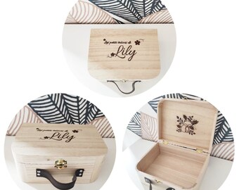 Coffre Souvenir Bebe Etsy