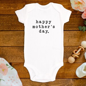 Happy Mother’s Day Onesie®/Bodysuit - Typewriter Font