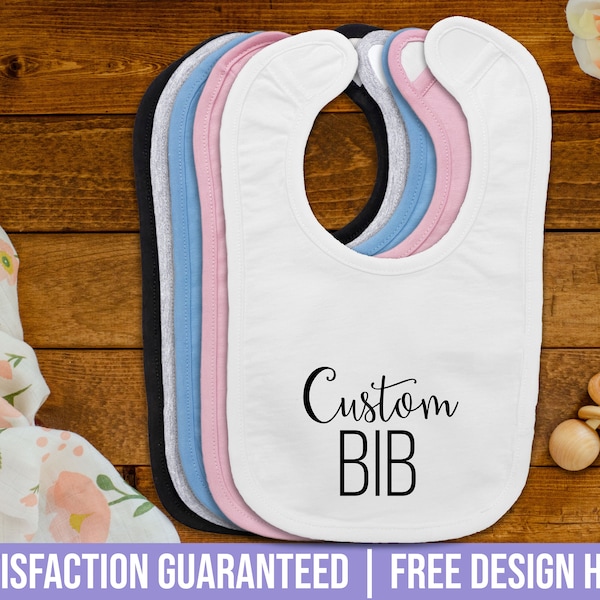 Custom Baby Bib - Personalized Bibs For Babies & Infants