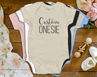 Custom and Personalized Baby Onesie® For Boys and Girls