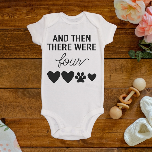 And Then There Were Four (Dog) Onesie®/Bodysuit