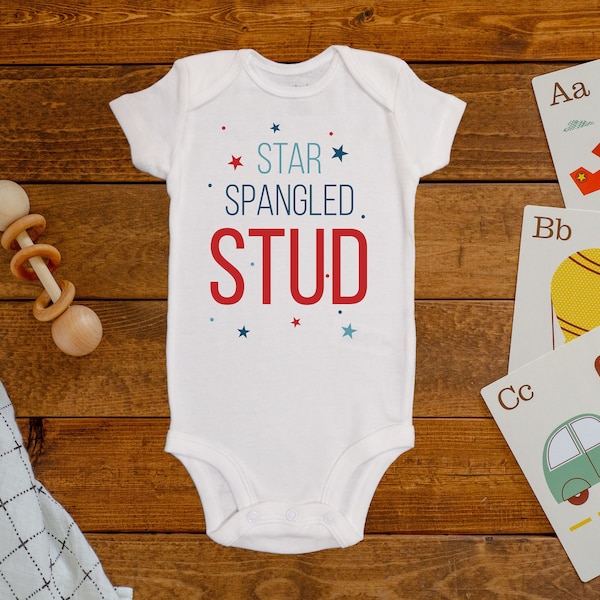 Star Spangled Stud Onesie®/Bodysuit