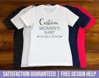 Custom Women's Shirt Double-Sided