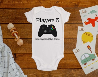 Player 3 Has Entered the Game Onesie®/Bodysuit