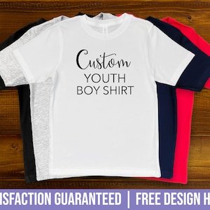 Custom Youth Boy's Shirt