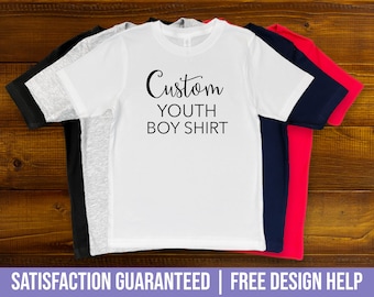Custom Youth Boy's Shirt