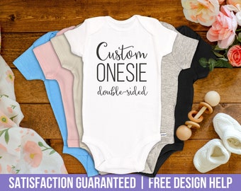 Custom Onesie®/Bodysuit - Double-Sided