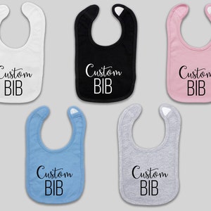 Custom Baby Bib Personalized Bibs For Babies & Infants image 2